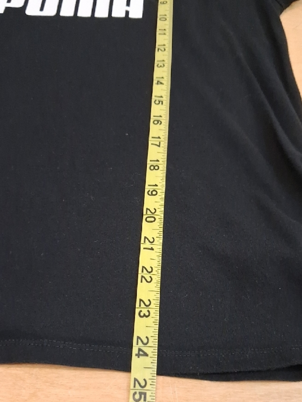Puma Black T-Shirt with White Logo - Picture 8 of 11
